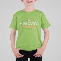 Claddagh Galway Ireland T Shirt For Kid City Of The Tribes Est 1232