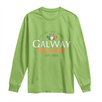 Claddagh Galway Ireland Long Sleeve Shirt City Of The Tribes Est 1232