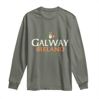 Claddagh Galway Ireland Long Sleeve Shirt City Of The Tribes Est 1232