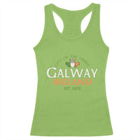 Claddagh Galway Ireland Racerback Tank Top City Of The Tribes Est 1232