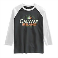 Claddagh Galway Ireland Raglan Shirt City Of The Tribes Est 1232