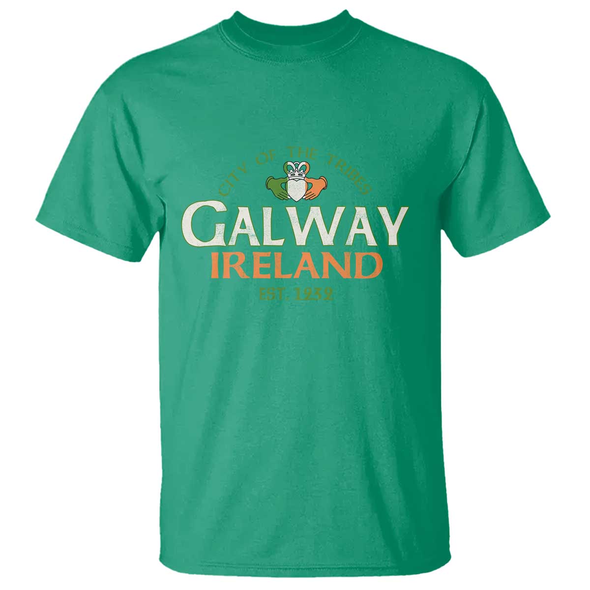 Claddagh Galway Ireland T Shirt City Of The Tribes Est 1232