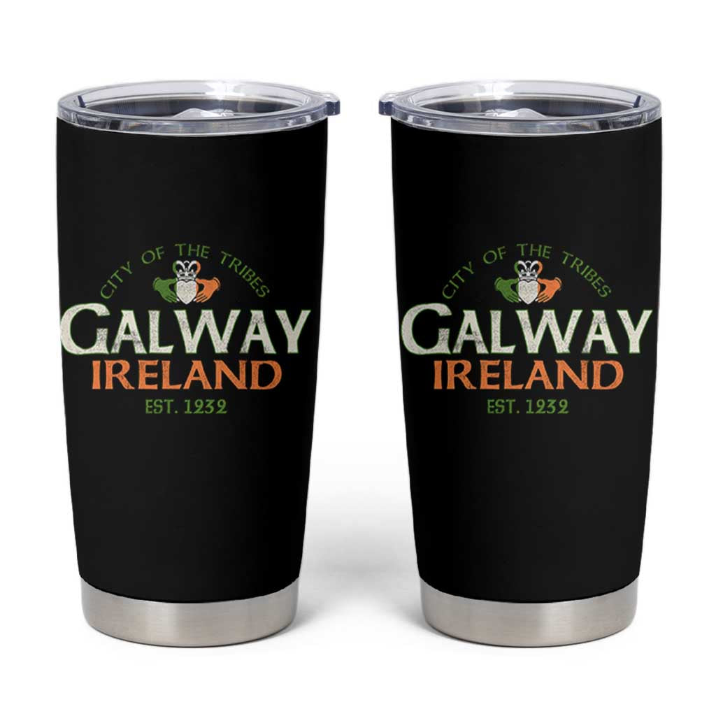 Claddagh Galway Ireland Tumbler Cup City Of The Tribes Est 1232
