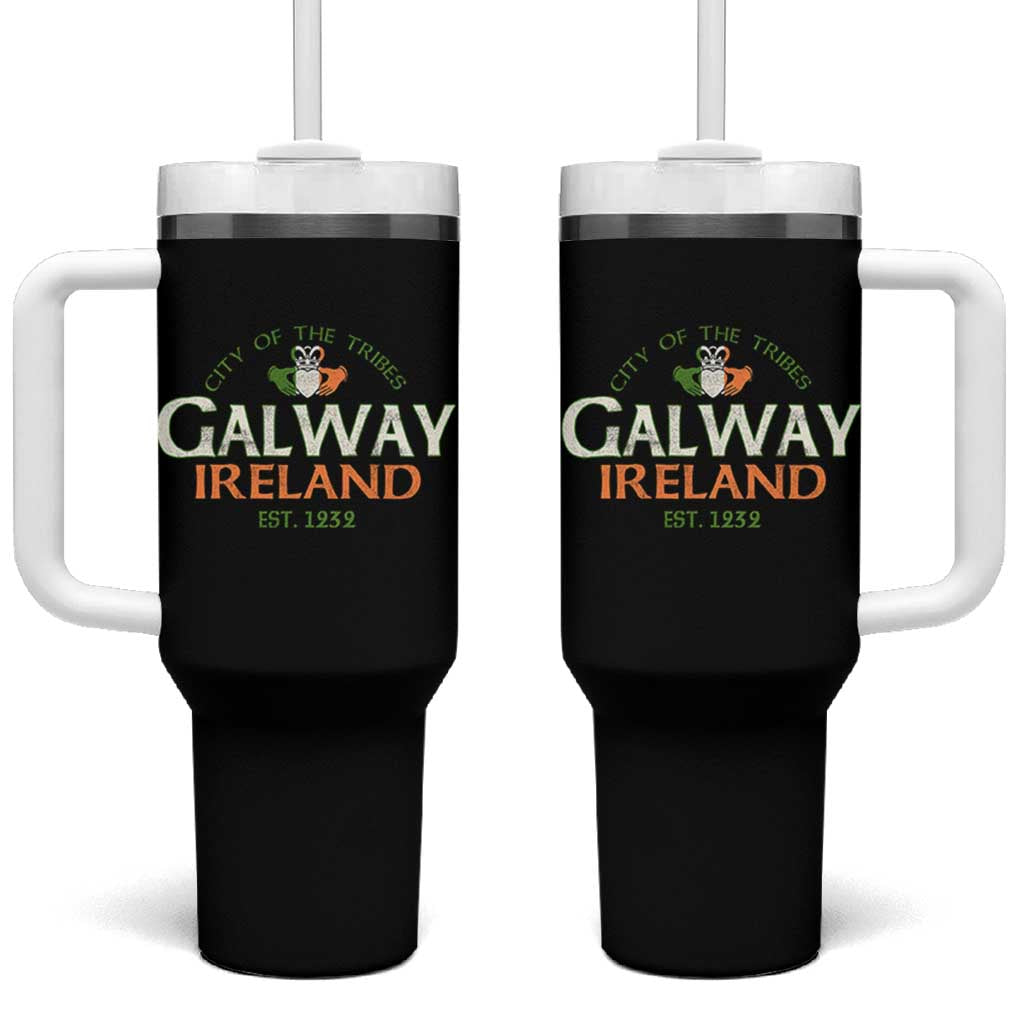 Claddagh Galway Ireland Tumbler With Handle City Of The Tribes Est 1232