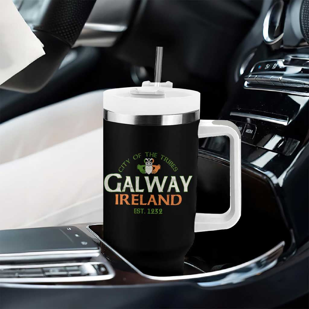 Claddagh Galway Ireland Tumbler With Handle City Of The Tribes Est 1232