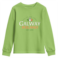 Claddagh Galway Ireland Youth Sweatshirt City Of The Tribes Est 1232