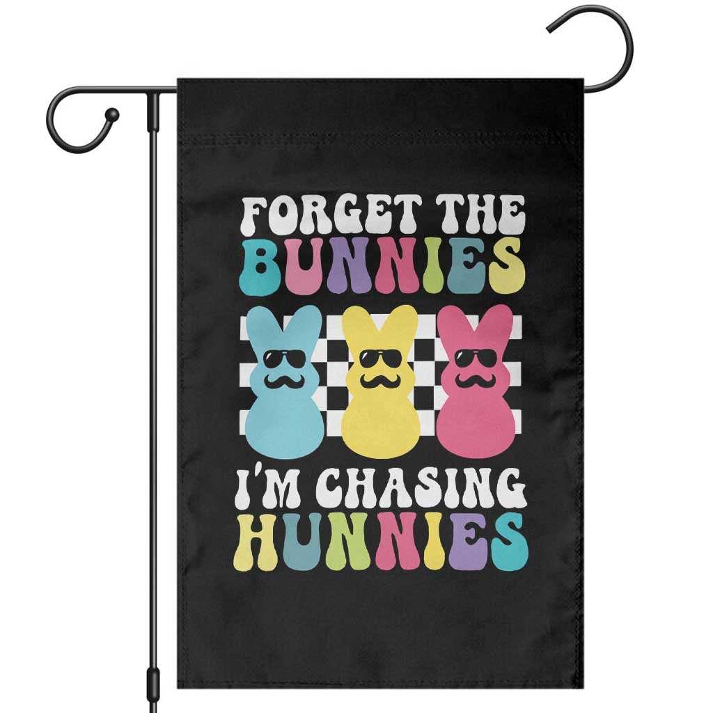 Funny Easter Forget The Bunnies I Am Chasing Hunnies Garden Flag