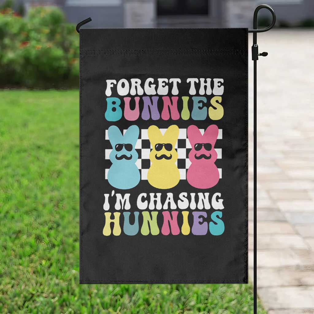 Funny Easter Forget The Bunnies I Am Chasing Hunnies Garden Flag
