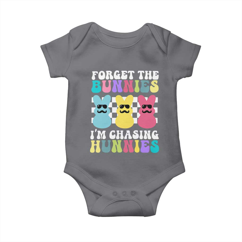 Funny Easter Forget The Bunnies I Am Chasing Hunnies Baby Onesie