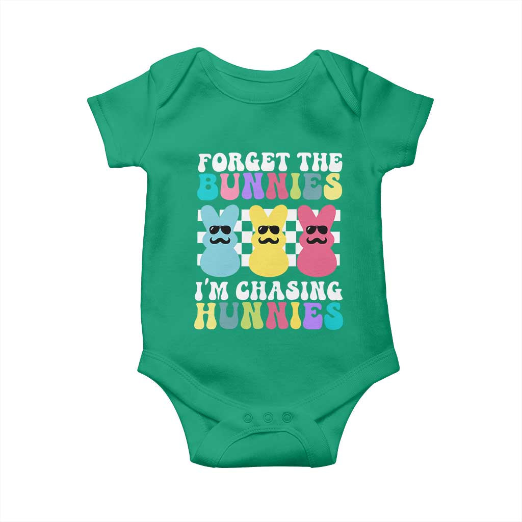 Funny Easter Forget The Bunnies I Am Chasing Hunnies Baby Onesie