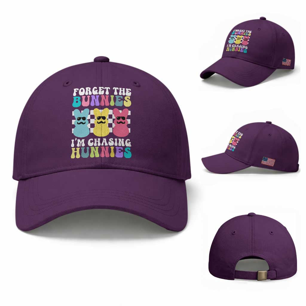 Funny Easter Forget The Bunnies I Am Chasing Hunnies Baseball Cap
