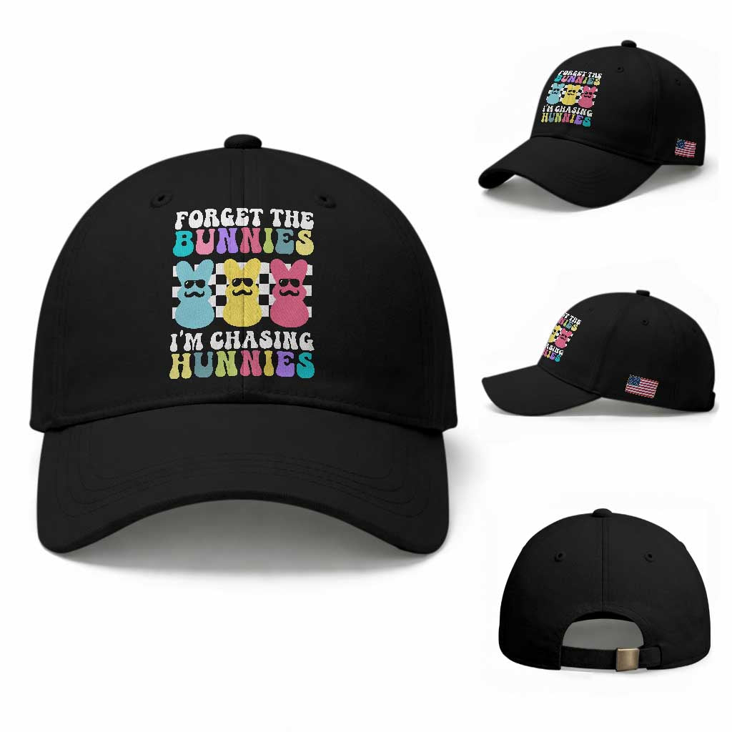 Funny Easter Forget The Bunnies I Am Chasing Hunnies Baseball Cap