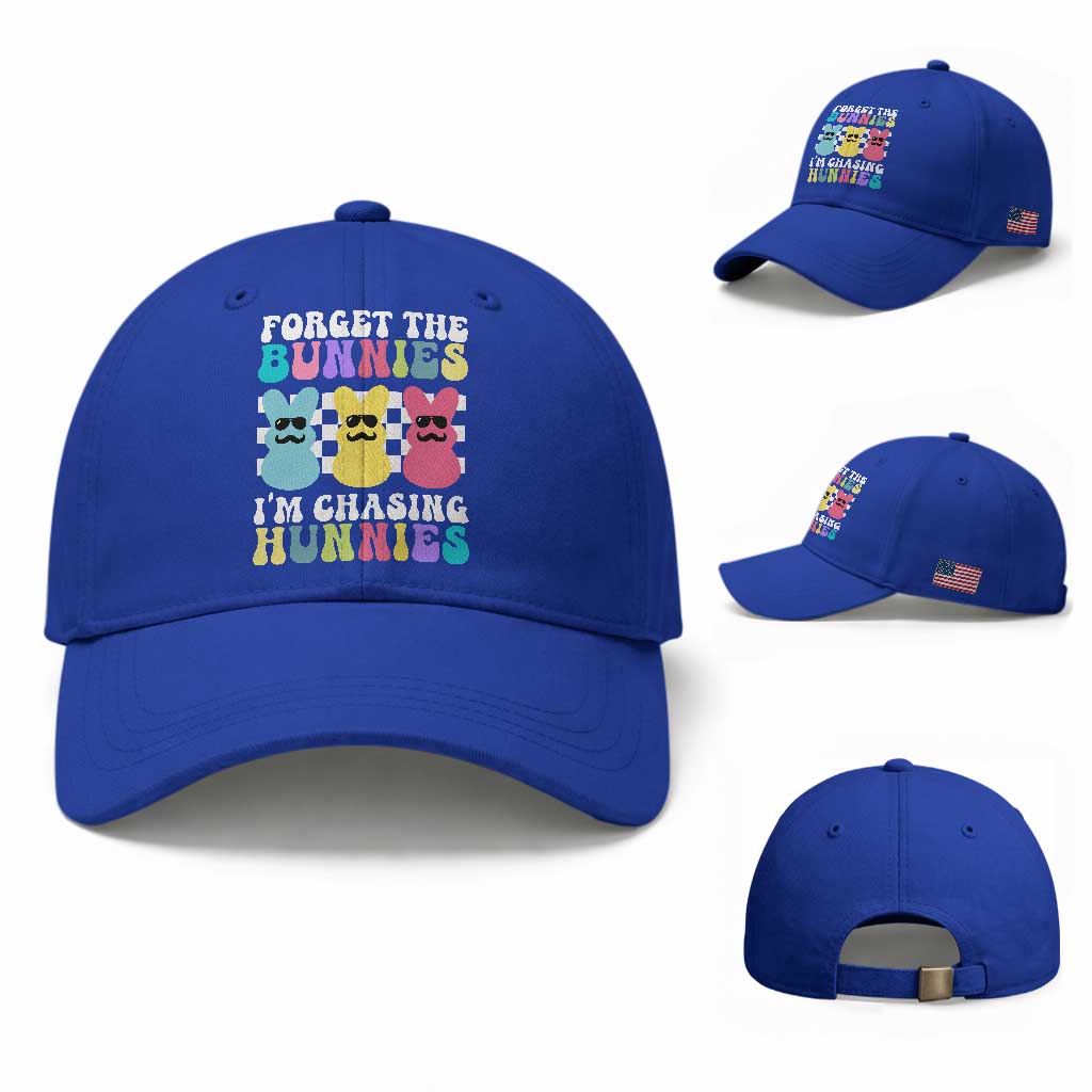 Funny Easter Forget The Bunnies I Am Chasing Hunnies Baseball Cap