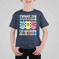 Funny Easter Forget The Bunnies I Am Chasing Hunnies T Shirt For Kid