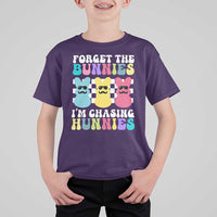 Funny Easter Forget The Bunnies I Am Chasing Hunnies T Shirt For Kid