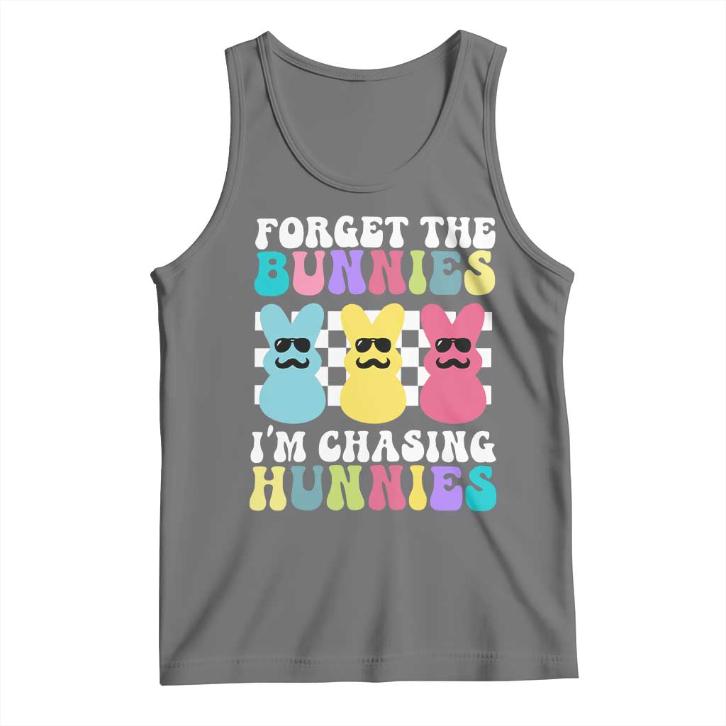 Funny Easter Forget The Bunnies I Am Chasing Hunnies Tank Top