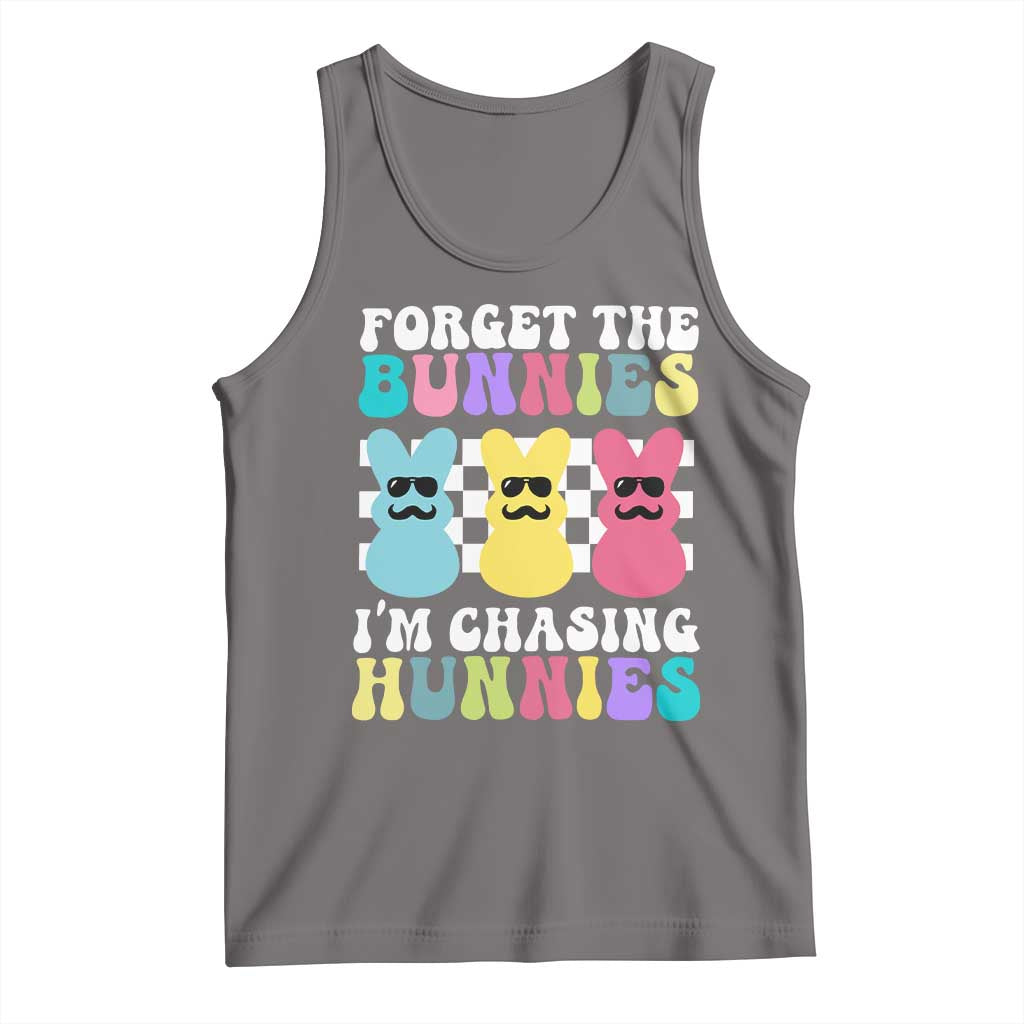Funny Easter Forget The Bunnies I Am Chasing Hunnies Tank Top