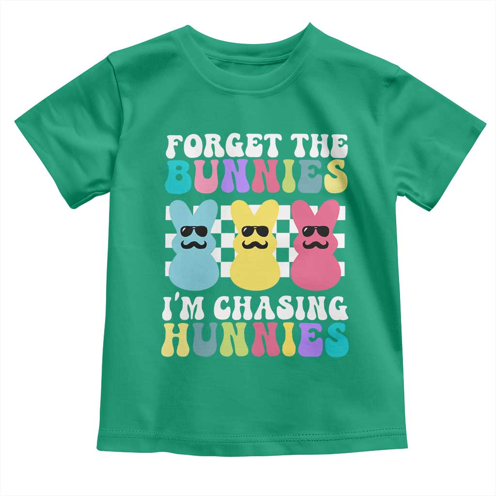 Funny Easter Forget The Bunnies I Am Chasing Hunnies Toddler T Shirt