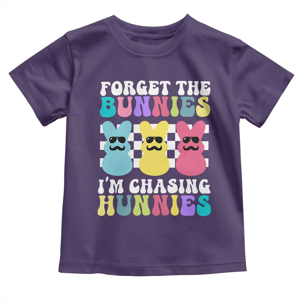 Funny Easter Forget The Bunnies I Am Chasing Hunnies Toddler T Shirt