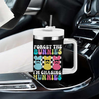 Funny Easter Forget The Bunnies I Am Chasing Hunnies Tumbler With Handle