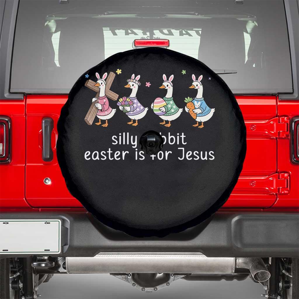 Funny Easter Day Silly Goose Spare Tire Cover Silly Rabbit Easter Is For Jesus