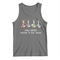 Funny Easter Day Silly Goose Tank Top Silly Rabbit Easter Is For Jesus