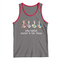 Funny Easter Day Silly Goose Tank Top Silly Rabbit Easter Is For Jesus