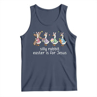 Funny Easter Day Silly Goose Tank Top Silly Rabbit Easter Is For Jesus