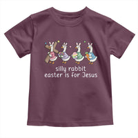 Funny Easter Day Silly Goose Toddler T Shirt Silly Rabbit Easter Is For Jesus