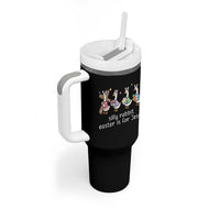 Funny Easter Day Silly Goose Tumbler With Handle Silly Rabbit Easter Is For Jesus