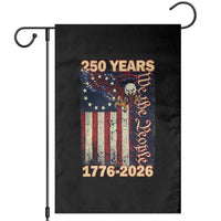 250th Anniversary USA Patriotic Garden Flag 250 Years We The People Vintage Bald Eagle