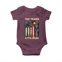 250th Anniversary USA Patriotic Baby Onesie 250 Years We The People Vintage Bald Eagle