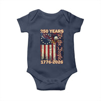 250th Anniversary USA Patriotic Baby Onesie 250 Years We The People Vintage Bald Eagle