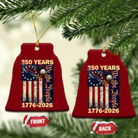 250th Anniversary USA Patriotic Ceramic Ornament 250 Years We The People Vintage Bald Eagle