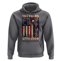 250th Anniversary USA Patriotic Hoodie 250 Years We The People Vintage Bald Eagle
