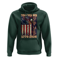 250th Anniversary USA Patriotic Hoodie 250 Years We The People Vintage Bald Eagle