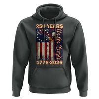 250th Anniversary USA Patriotic Hoodie 250 Years We The People Vintage Bald Eagle