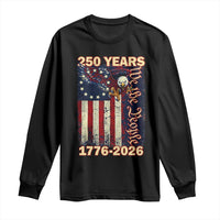 250th Anniversary USA Patriotic Long Sleeve Shirt 250 Years We The People Vintage Bald Eagle