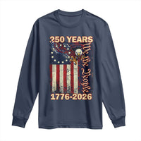 250th Anniversary USA Patriotic Long Sleeve Shirt 250 Years We The People Vintage Bald Eagle