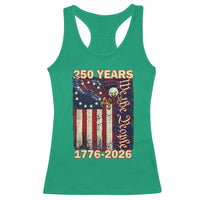250th Anniversary USA Patriotic Racerback Tank Top 250 Years We The People Vintage Bald Eagle