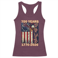 250th Anniversary USA Patriotic Racerback Tank Top 250 Years We The People Vintage Bald Eagle