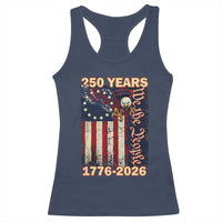250th Anniversary USA Patriotic Racerback Tank Top 250 Years We The People Vintage Bald Eagle