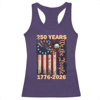250th Anniversary USA Patriotic Racerback Tank Top 250 Years We The People Vintage Bald Eagle
