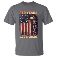250th Anniversary USA Patriotic T Shirt 250 Years We The People Vintage Bald Eagle