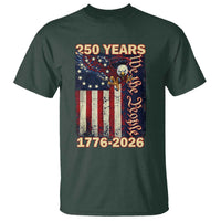 250th Anniversary USA Patriotic T Shirt 250 Years We The People Vintage Bald Eagle