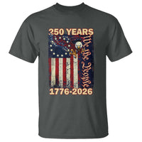 250th Anniversary USA Patriotic T Shirt 250 Years We The People Vintage Bald Eagle
