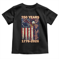 250th Anniversary USA Patriotic Toddler T Shirt 250 Years We The People Vintage Bald Eagle