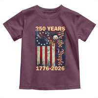 250th Anniversary USA Patriotic Toddler T Shirt 250 Years We The People Vintage Bald Eagle