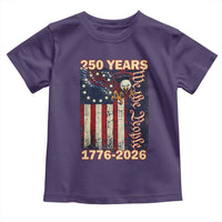 250th Anniversary USA Patriotic Toddler T Shirt 250 Years We The People Vintage Bald Eagle