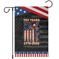 250th Anniversary USA Patriotic Garden Flag 250 Years We The People Vintage Bald Eagle